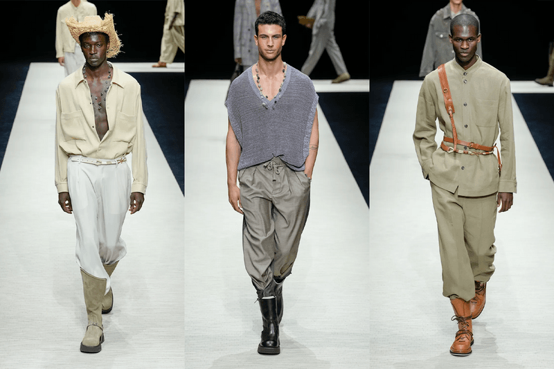 Emporio Armani SS25 Galloped Towards the Finish Line