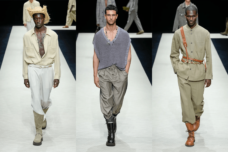 Emporio Armani SS25 Galloped Towards the Finish Line