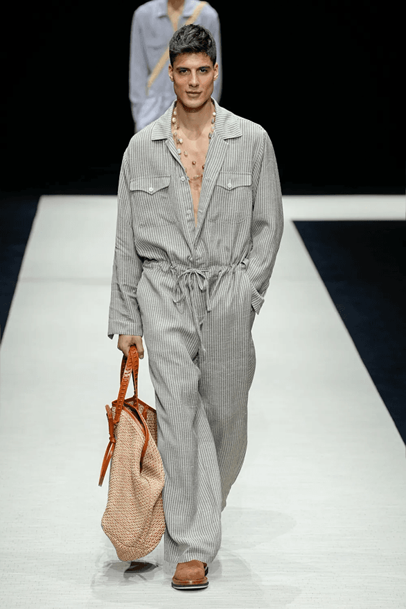 Emporio Armani Spring Summer 2025 Milan Fashion Week menswear runway