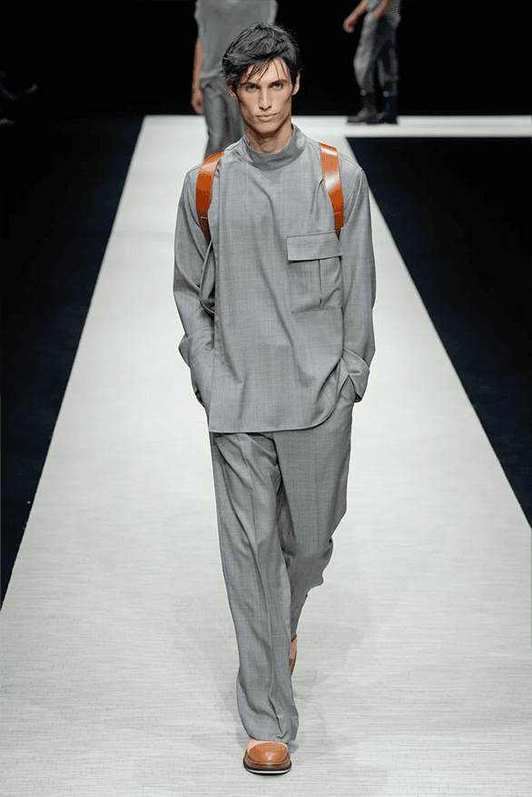 Emporio Armani Spring Summer 2025 Milan Fashion Week menswear runway