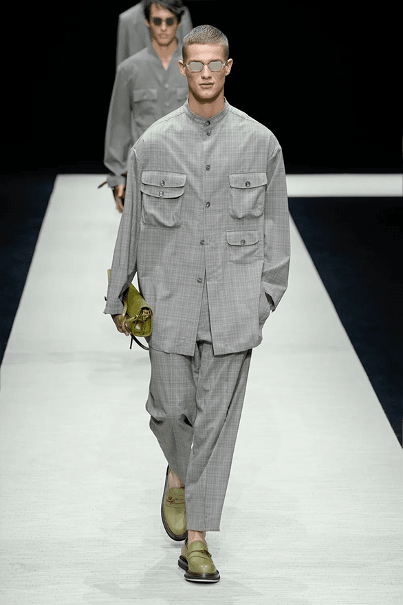 Emporio Armani Spring Summer 2025 Milan Fashion Week menswear runway