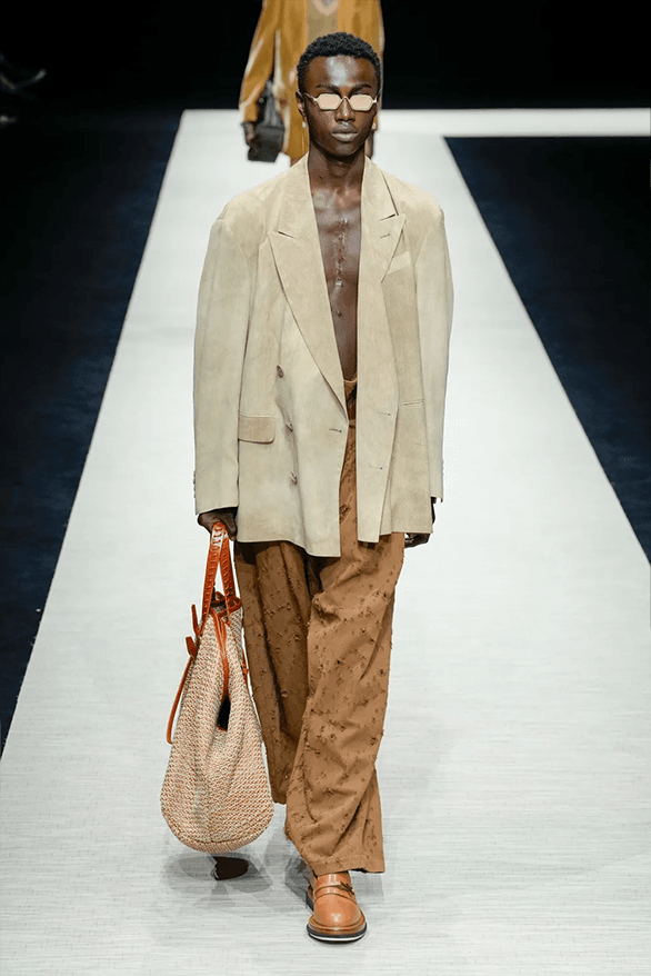 Emporio Armani Spring Summer 2025 Milan Fashion Week menswear runway