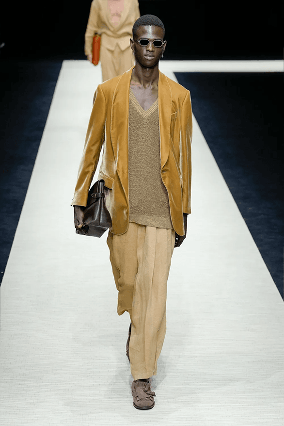 Emporio Armani Spring Summer 2025 Milan Fashion Week menswear runway