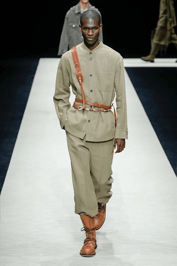 Emporio Armani Spring Summer 2025 Milan Fashion Week menswear runway