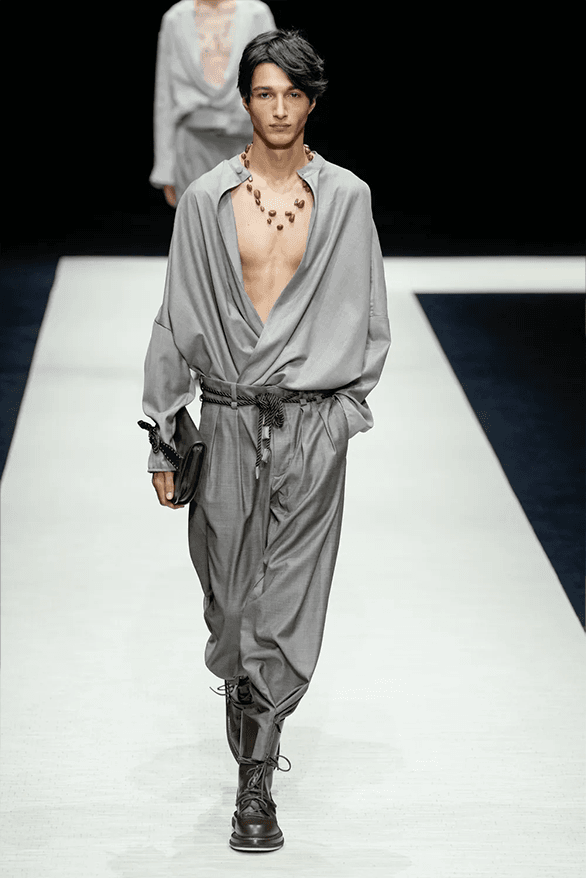 Emporio Armani Spring Summer 2025 Milan Fashion Week menswear runway