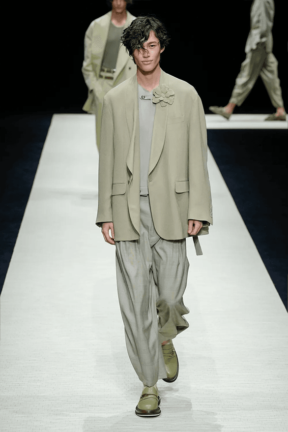 Emporio Armani Spring Summer 2025 Milan Fashion Week menswear runway