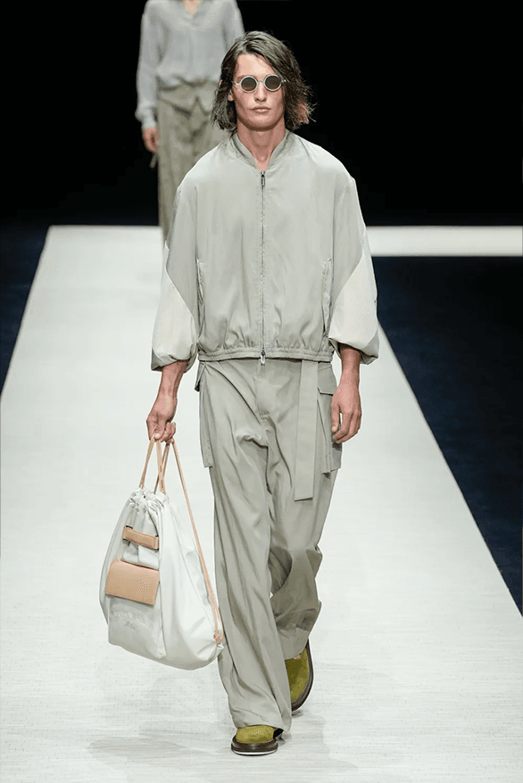 Emporio Armani Spring Summer 2025 Milan Fashion Week menswear runway