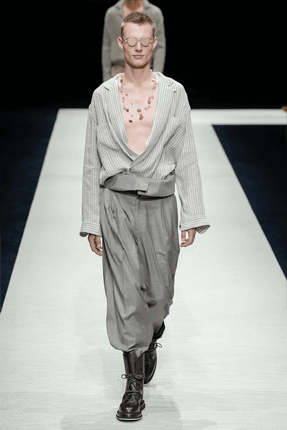 Emporio Armani Spring Summer 2025 Milan Fashion Week menswear runway