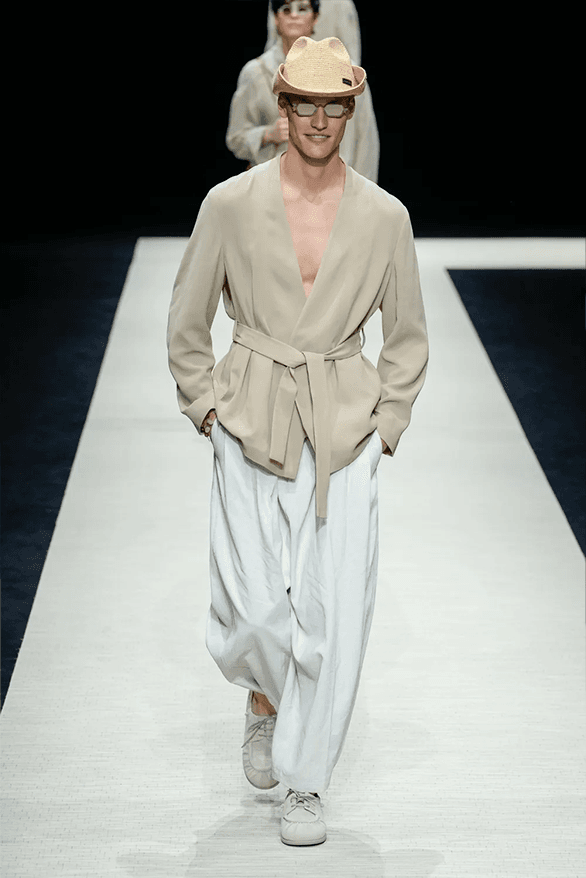 Emporio Armani Spring Summer 2025 Milan Fashion Week menswear runway