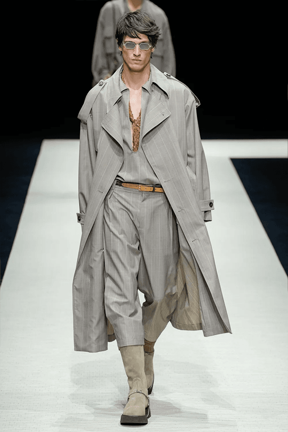 Emporio Armani Spring Summer 2025 Milan Fashion Week menswear runway