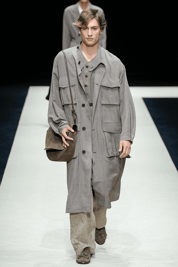 Emporio Armani Spring Summer 2025 Milan Fashion Week menswear runway