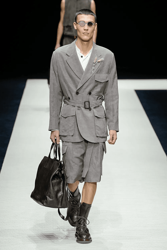 Emporio Armani Spring Summer 2025 Milan Fashion Week menswear runway