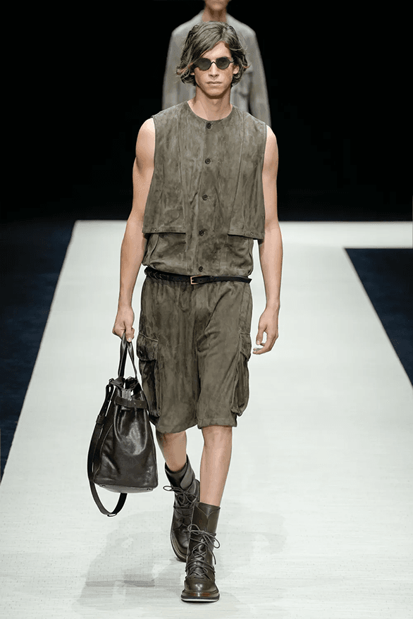 Emporio Armani Spring Summer 2025 Milan Fashion Week menswear runway