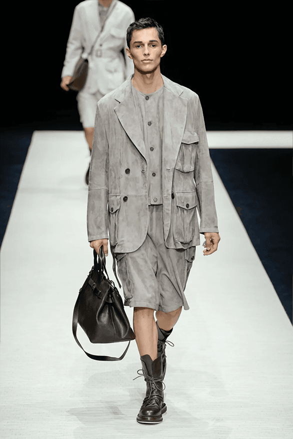 Emporio Armani Spring Summer 2025 Milan Fashion Week menswear runway