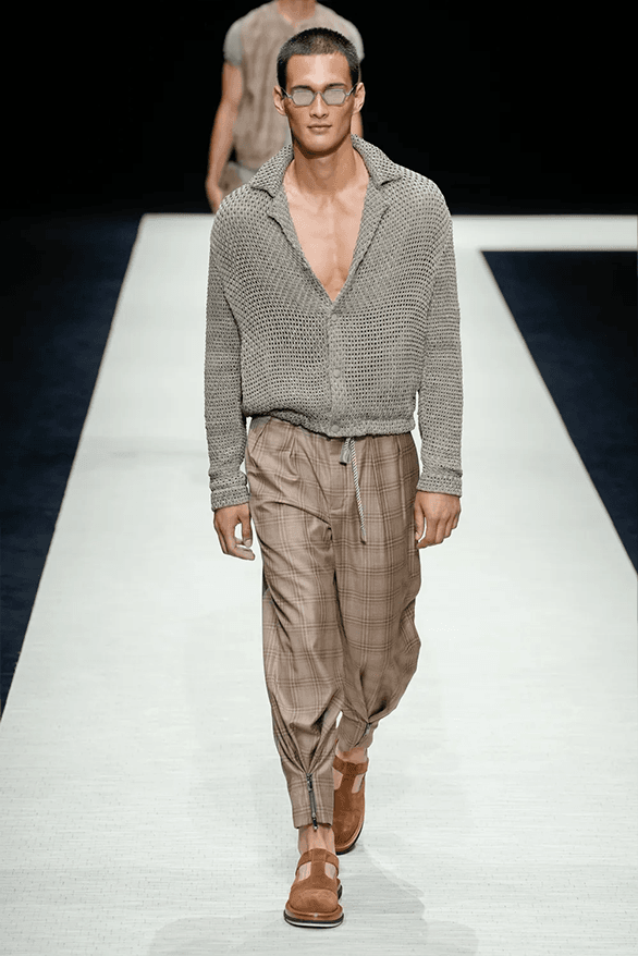 Emporio Armani Spring Summer 2025 Milan Fashion Week menswear runway