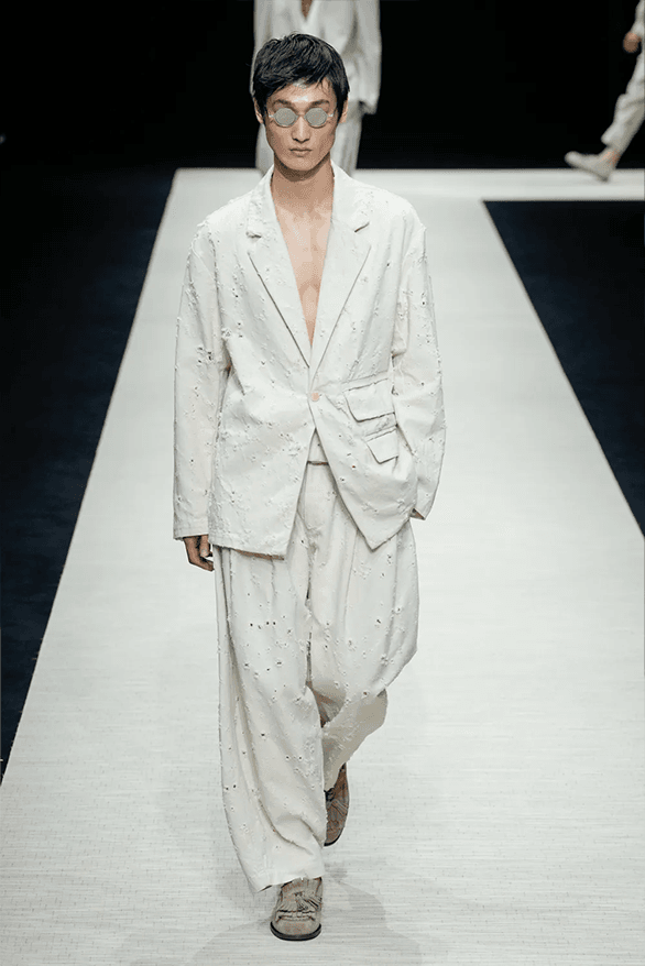 Emporio Armani Spring Summer 2025 Milan Fashion Week menswear runway