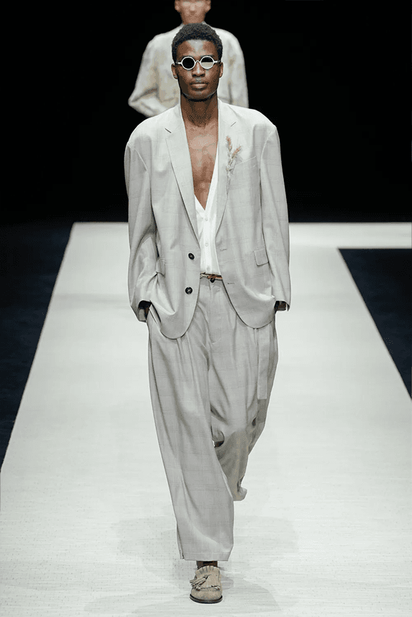 Emporio Armani Spring Summer 2025 Milan Fashion Week menswear runway