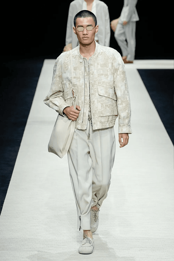 Emporio Armani Spring Summer 2025 Milan Fashion Week menswear runway