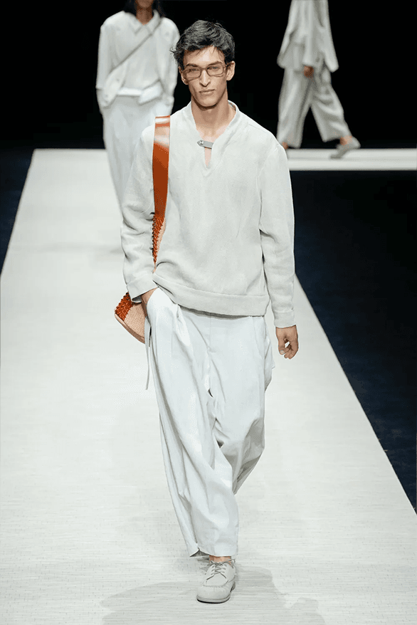 Emporio Armani Spring Summer 2025 Milan Fashion Week menswear runway