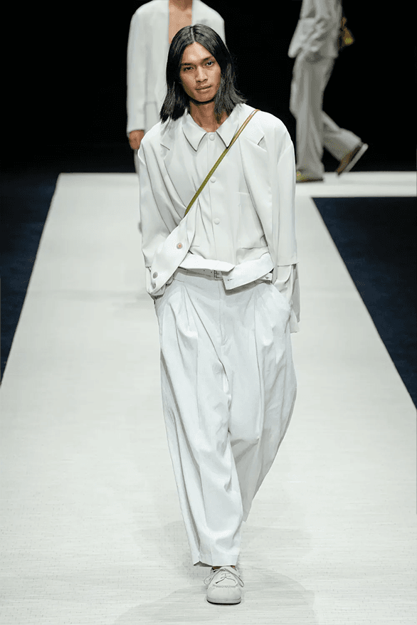 Emporio Armani Spring Summer 2025 Milan Fashion Week menswear runway