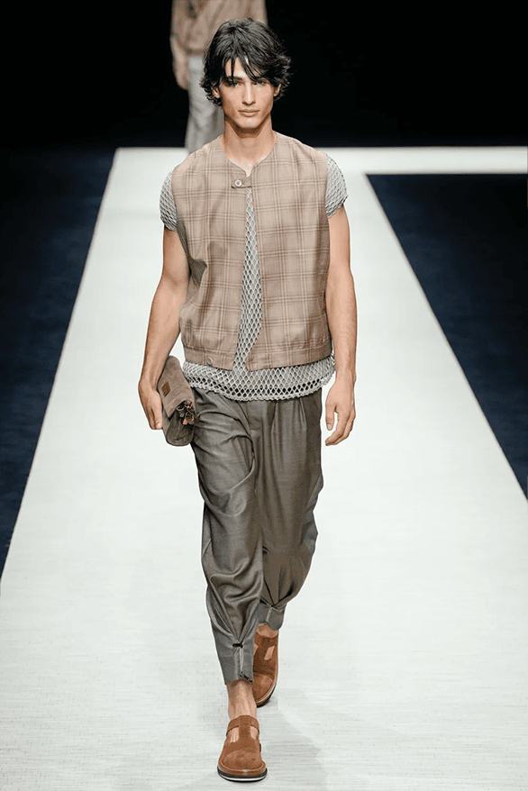 Emporio Armani Spring Summer 2025 Milan Fashion Week menswear runway