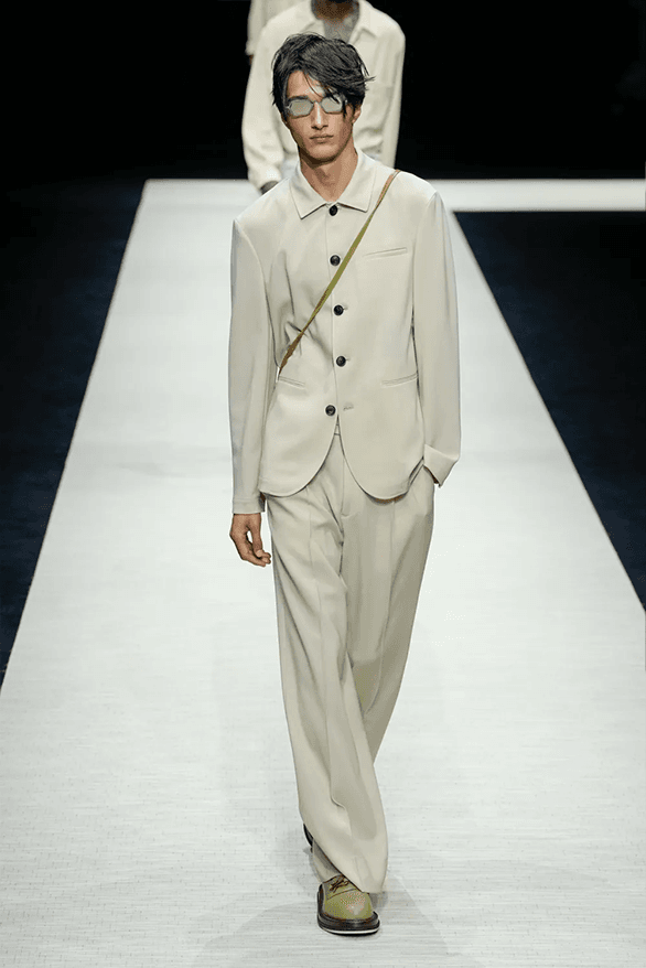 Emporio Armani Spring Summer 2025 Milan Fashion Week menswear runway