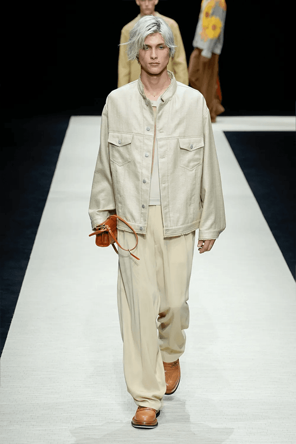 Emporio Armani Spring Summer 2025 Milan Fashion Week menswear runway
