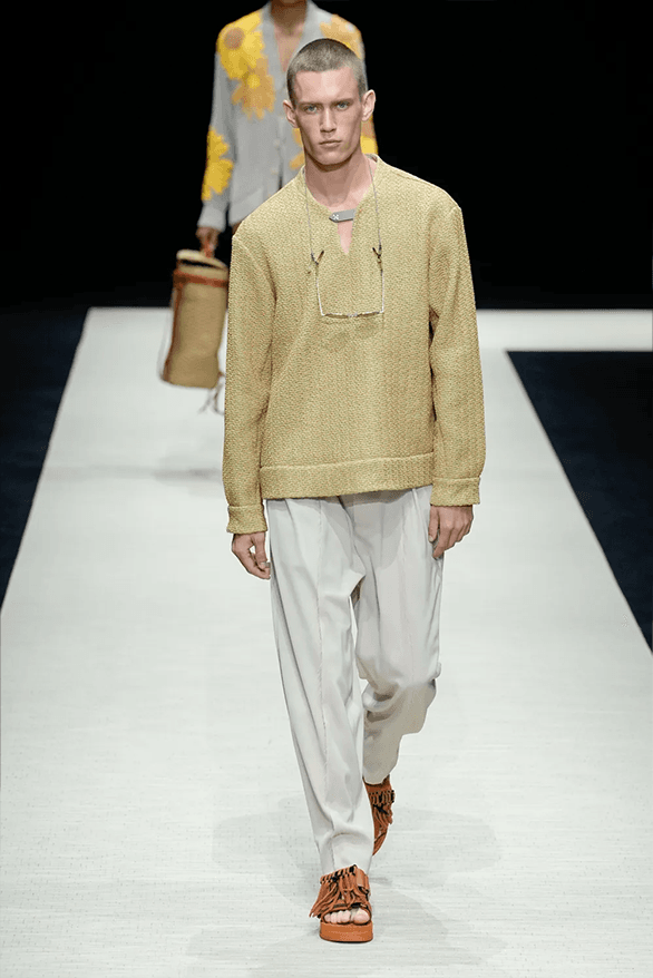 Emporio Armani Spring Summer 2025 Milan Fashion Week menswear runway