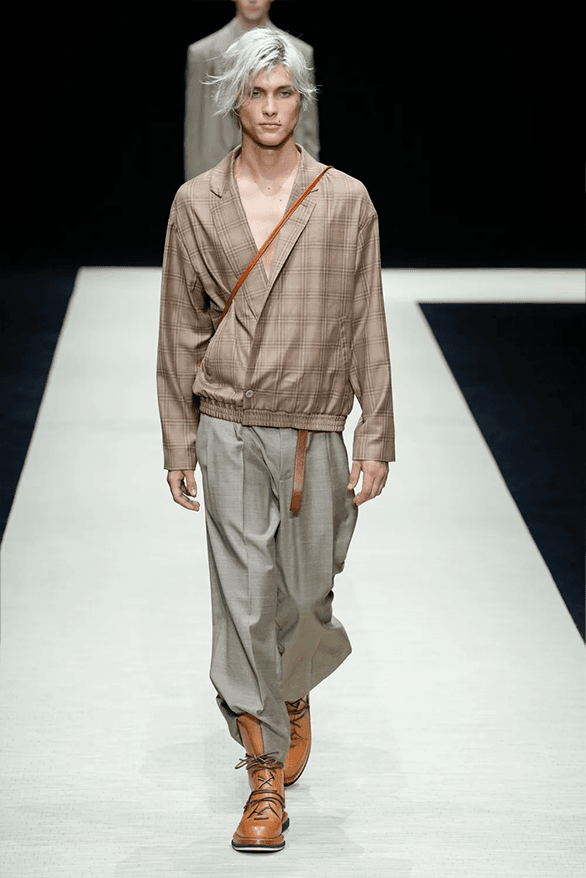 Emporio Armani Spring Summer 2025 Milan Fashion Week menswear runway