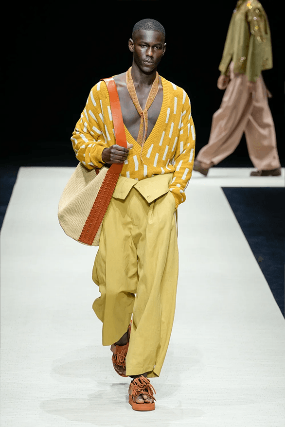 Emporio Armani Spring Summer 2025 Milan Fashion Week menswear runway