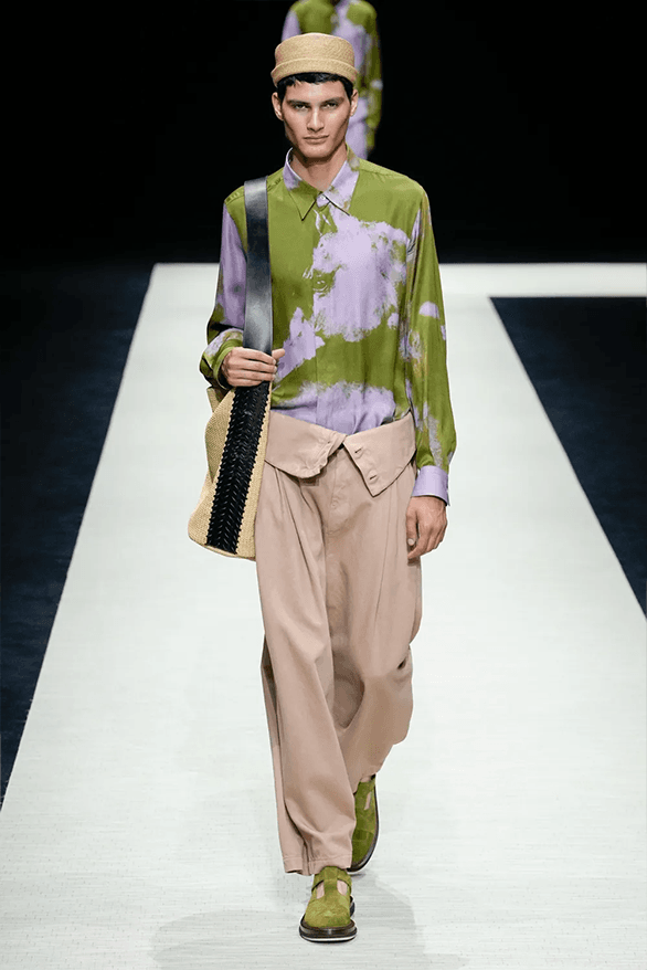 Emporio Armani Spring Summer 2025 Milan Fashion Week menswear runway