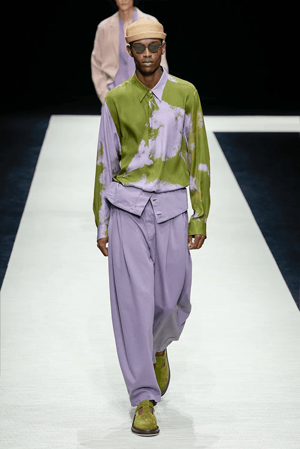 Emporio Armani Spring Summer 2025 Milan Fashion Week menswear runway