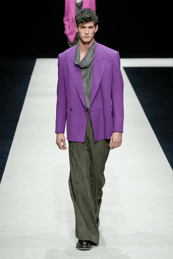 Emporio Armani Spring Summer 2025 Milan Fashion Week menswear runway
