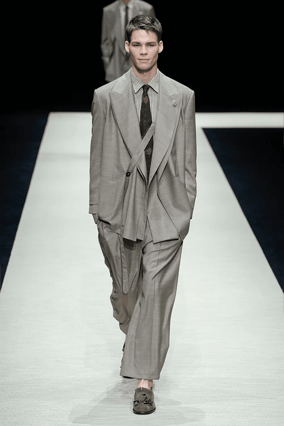 Emporio Armani Spring Summer 2025 Milan Fashion Week menswear runway