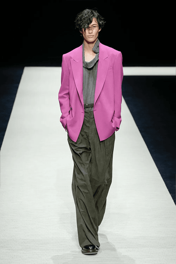 Emporio Armani Spring Summer 2025 Milan Fashion Week menswear runway