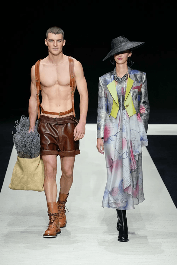 Emporio Armani Spring Summer 2025 Milan Fashion Week menswear runway