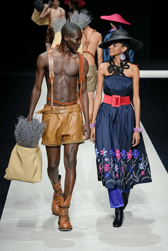 Emporio Armani Spring Summer 2025 Milan Fashion Week menswear runway