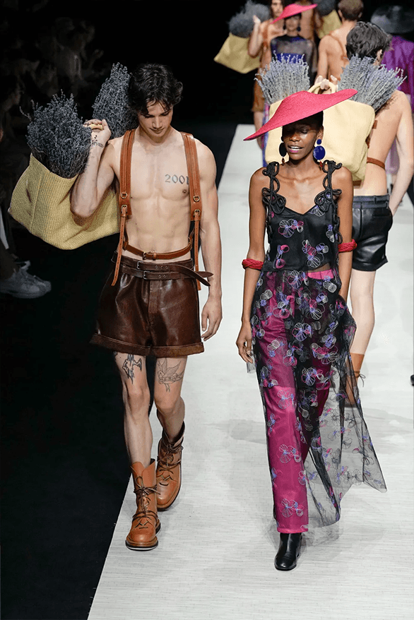 Emporio Armani Spring Summer 2025 Milan Fashion Week menswear runway