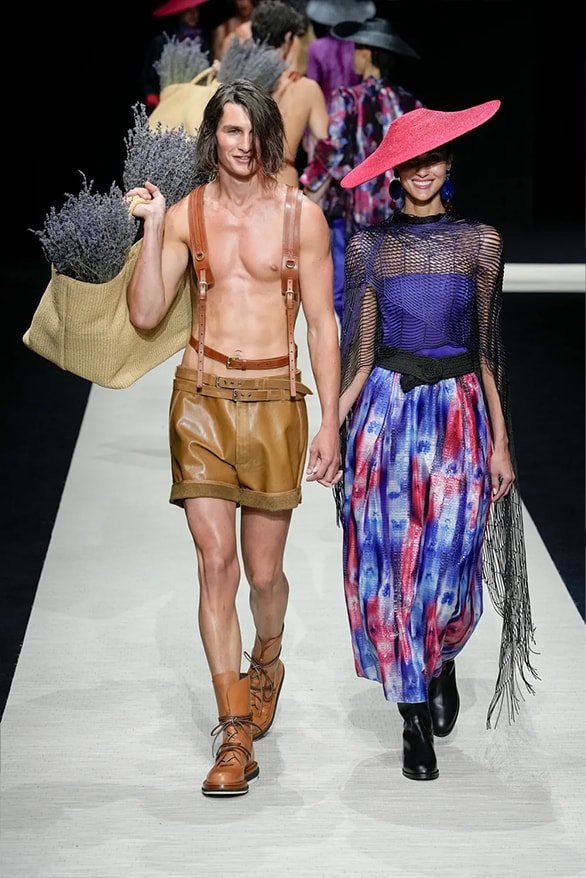 Emporio Armani Spring Summer 2025 Milan Fashion Week menswear runway