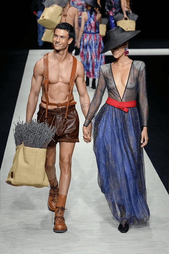 Emporio Armani Spring Summer 2025 Milan Fashion Week menswear runway