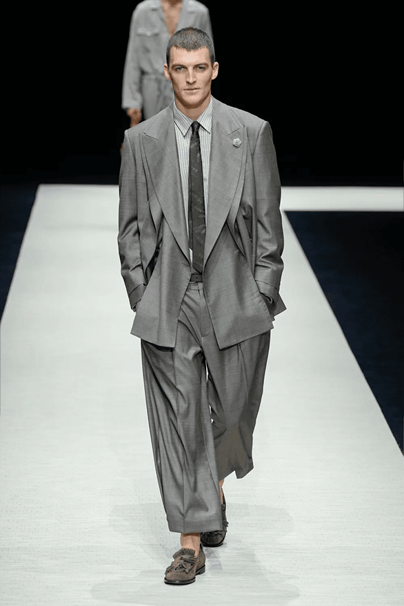 Emporio Armani Spring Summer 2025 Milan Fashion Week menswear runway