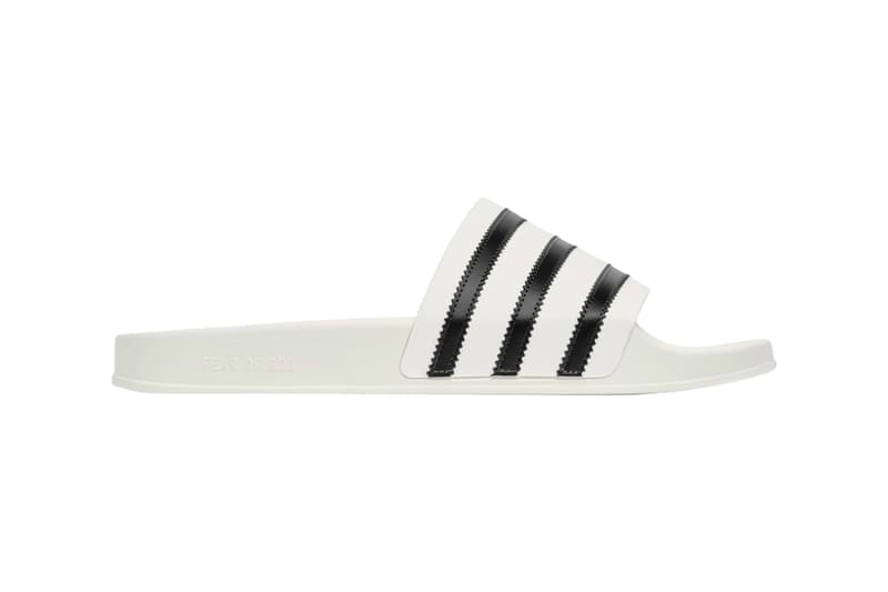 adidas Fear of God Athletics 1 Black Toe Jerry Lorenzo Adilette Slides Los Angeles info store list buying guide photos price