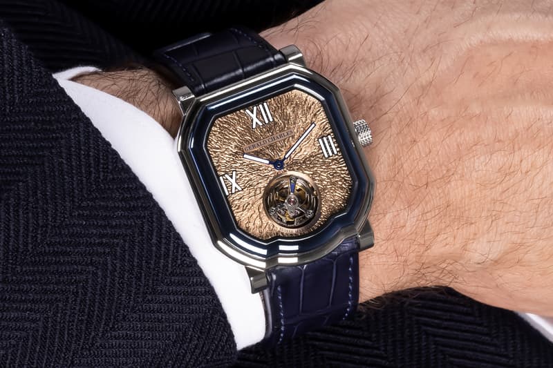 Gerald Charles Maestro 9.0 Roman Tourbillon Ref. GC9.0-A-RT-5N Limited Edition Release Info Gérald Genta 18k rose gold hand hammered dial GCA 3024/12 caliber