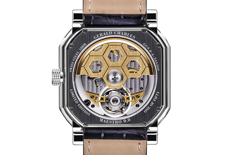 Gerald Charles Maestro 9.0 Roman Tourbillon Ref. GC9.0-A-RT-5N Limited Edition Release Info Gérald Genta 18k rose gold hand hammered dial GCA 3024/12 caliber
