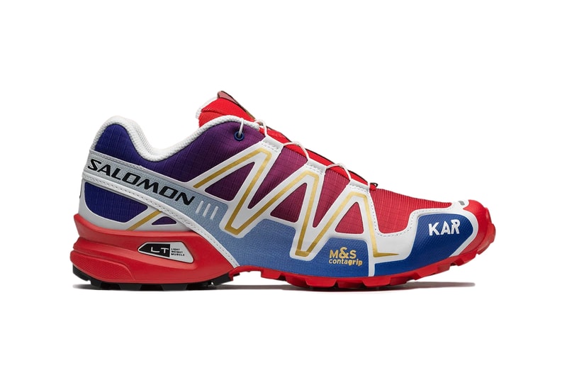 L’Art De L’Automobile Salomon Speedcross 3 XT-4 OG Sneaker Release Info second footwear collaboration  “White / High Risk Red / Surf The Web” 