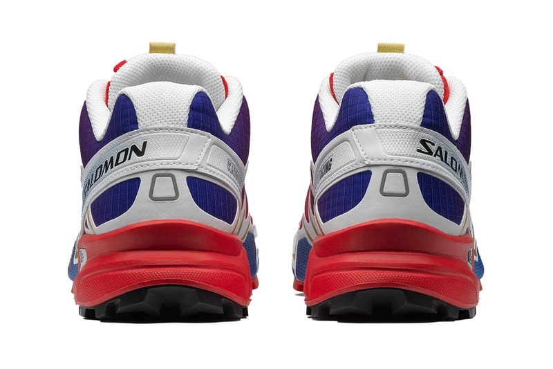 L’Art De L’Automobile Salomon Speedcross 3 XT-4 OG Sneaker Release Info second footwear collaboration  “White / High Risk Red / Surf The Web” 