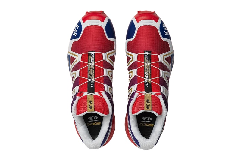 L’Art De L’Automobile Salomon Speedcross 3 XT-4 OG Sneaker Release Info second footwear collaboration  “White / High Risk Red / Surf The Web” 