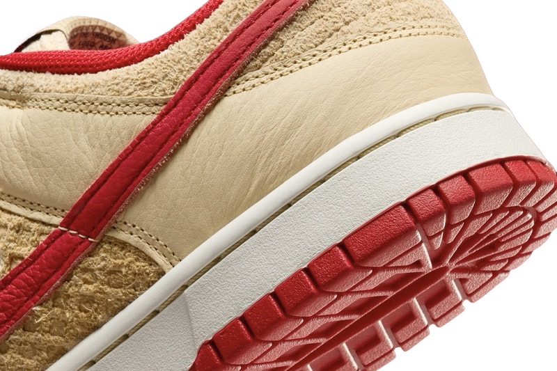 Nike Dunk Low “Strawberry Waffle” HJ9100-294 Release Info Swoosh logo suede leather 