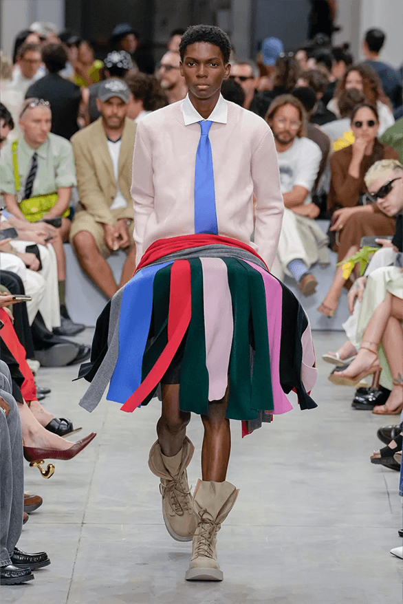 JW Anderson Spring Summer 2025 Milan Fashion Week menswear runway Jonathan Anderson