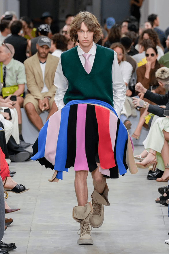 JW Anderson Spring Summer 2025 Milan Fashion Week menswear runway Jonathan Anderson